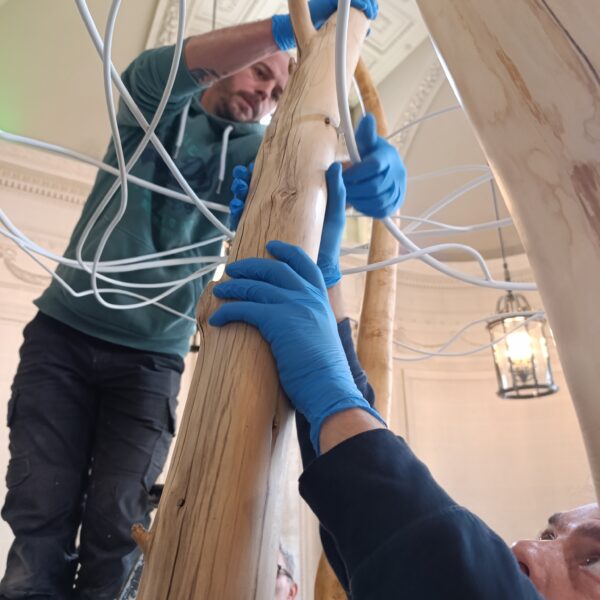 Étreintes, Lélia Demoisy à l'Hôtel de Ville de Reims
- Pour la Maison Ruinart