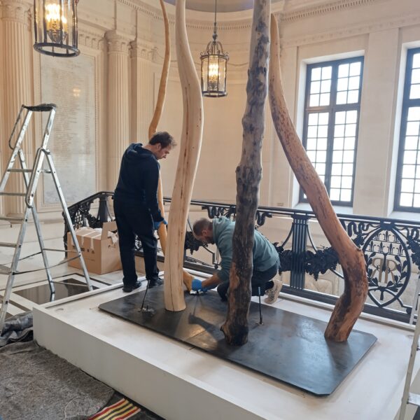 Étreintes, Lélia Demoisy à l'Hôtel de Ville de Reims
- Pour la Maison Ruinart