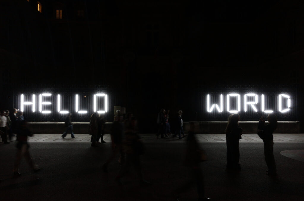 Hello World par Fabien Léaustic à La Nuit Blanche 2026